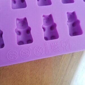 Gummy Bears Silicone Mold Candy Crafts Treats Jewelry Charms Boozy Bears
